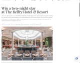 Preview 2-Nights At The Belfry Hotel & Resort, Sutton Coldfield