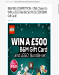 Preview £500 B&M Gift Card and Lego Set Bundle Competition