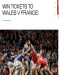 Preview Wales vs France Six Nations Tickets Competition
