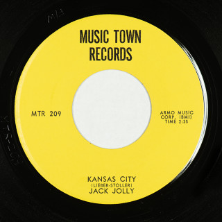 Rhythm & Blues 45: Music Town Records (USA) 7" MTR 209/10 Jack Jolly Kansas City // Amnesia