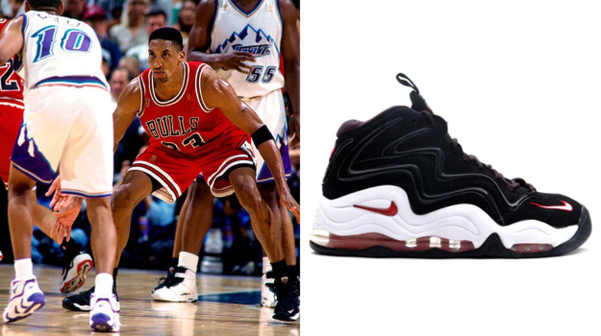 nike air pippen 4 donna rosso