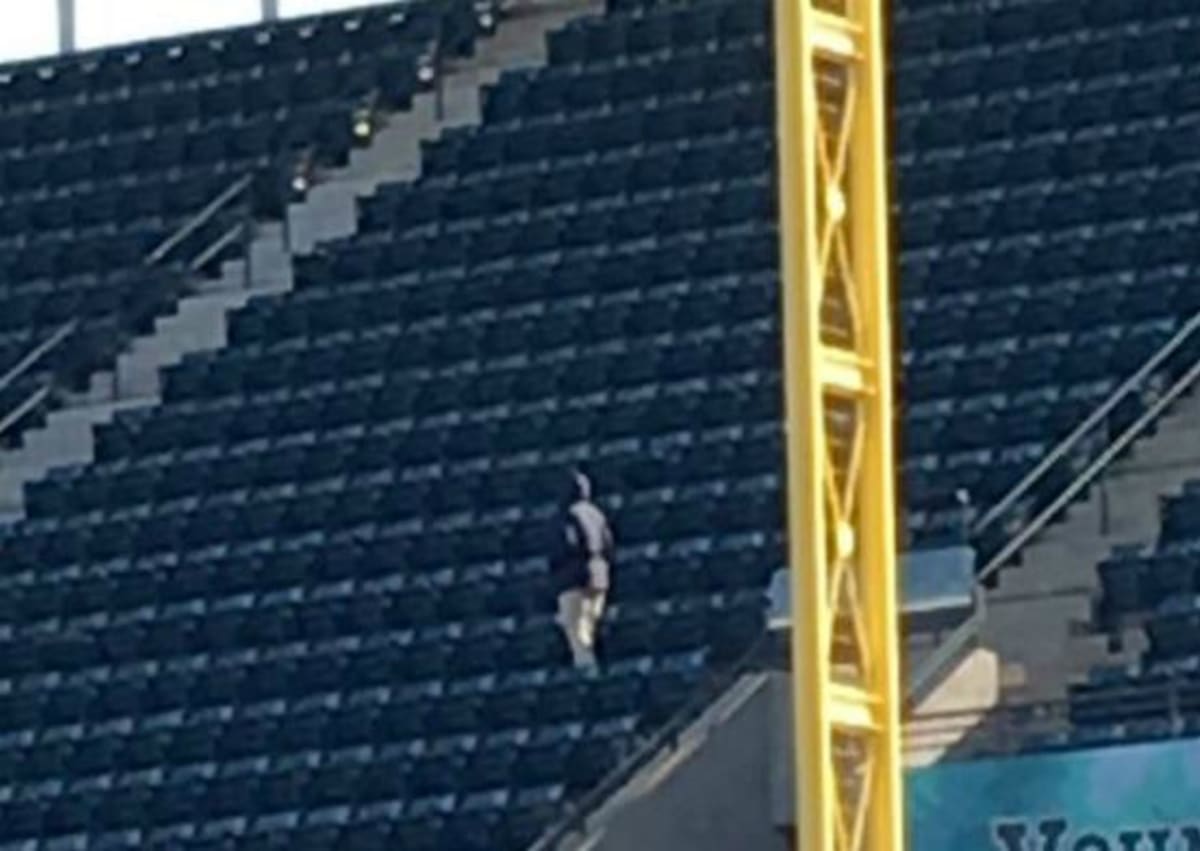 Couple caught having sex at a baseball game