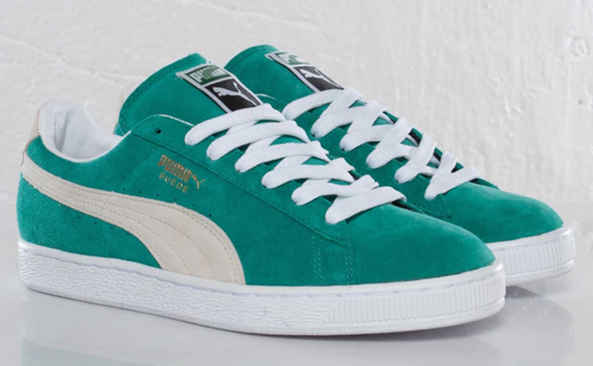 puma shoes green color