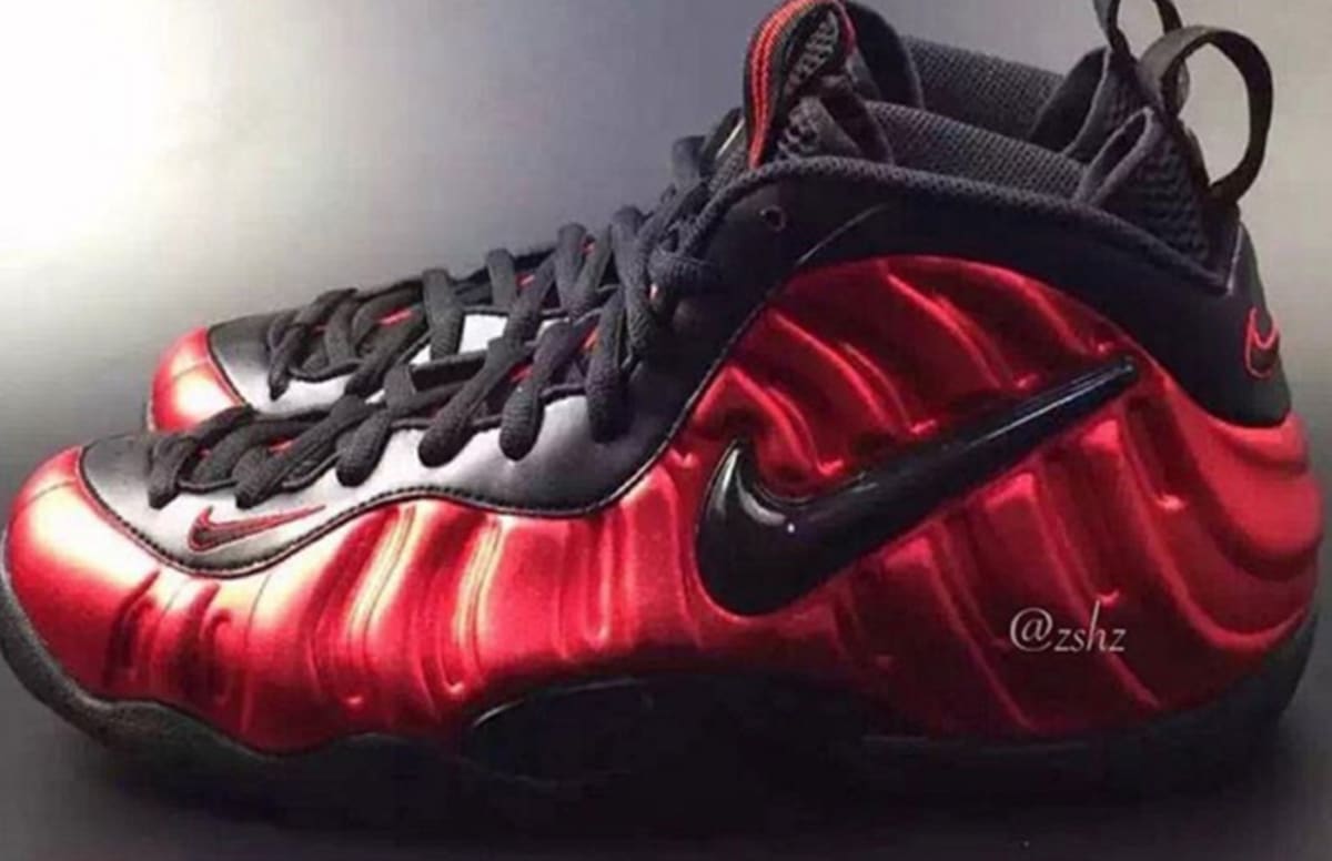 Nike Air Foamposite Pro Black Varsity Red Orange