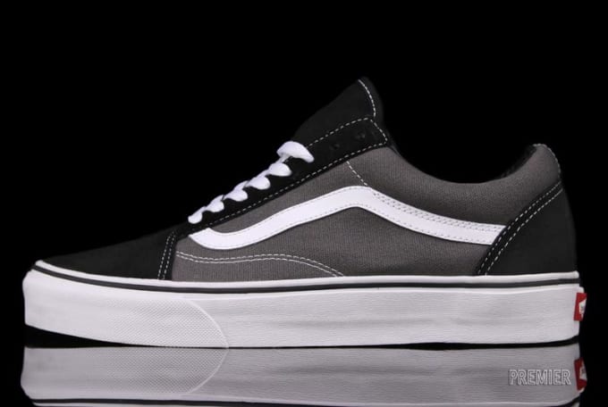 vans old skool black pewter