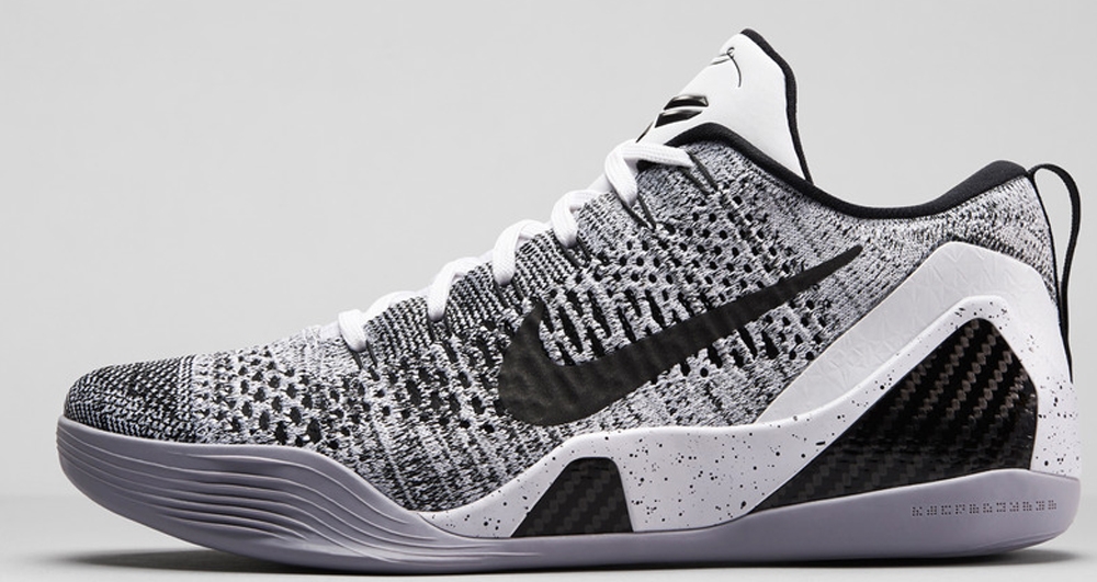 kobe 9 black and white