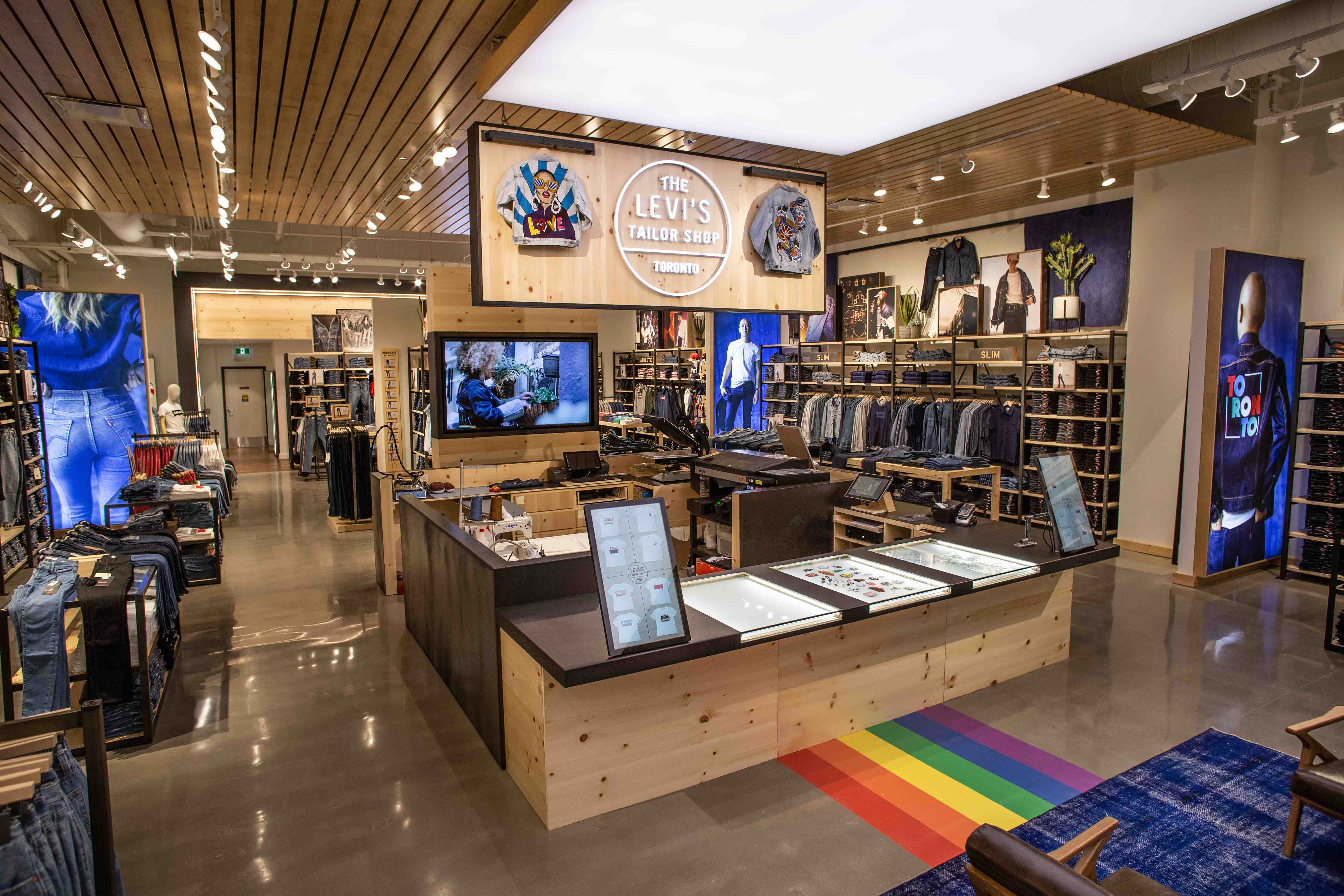 Levi's new Canadian flagship store is the only store in the country to carry the Authorized