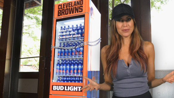 Bud Light Places “Victory Fridges” in Cleveland Bars for Browns’ First Win