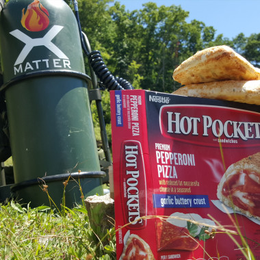 Cooking Hot Pockets with a Flamethrower