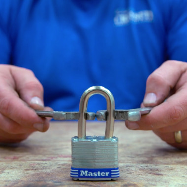 Breaking a Padlock with Wrenches