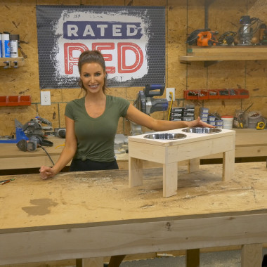 Red Hot Building: Dog Bowl Table