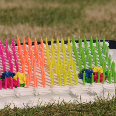 TORCH IT: We Take a Flamethrower to a Birthday Cake