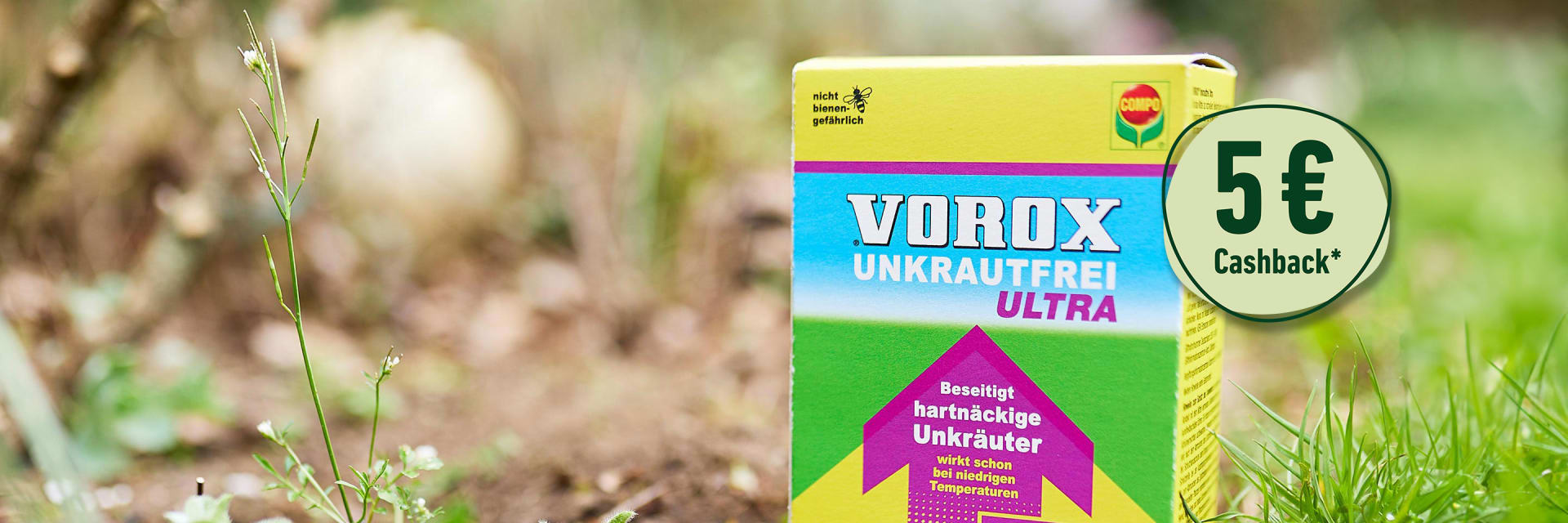 VOROX® Unkrautfrei Ultra - COMPO Cashback Aktion