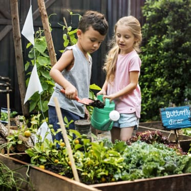 giardinaggio bambini