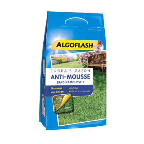 Engrais Gazon Anti-Mousse Algoflash