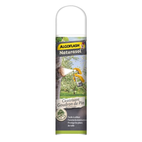 Goudron de pin Aérosol 200 ml : Produits traitement du jardin SOLABIOL  jardin - botanic®