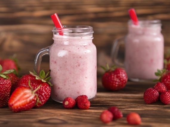 Beeren Milchshake