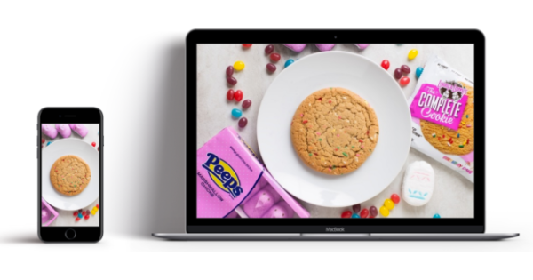 Phone and laptop image overlay