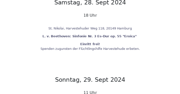 Konzertkalender