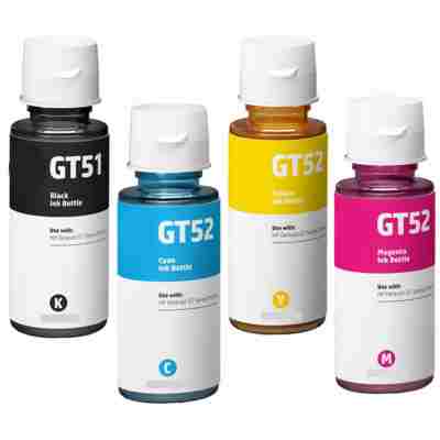 HP GT51-52 (C,Y,M,K) Ink Refill Image