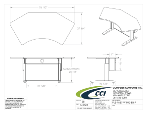 Drawing of Power Lift Command model number PL3-6630-WING-EB-7