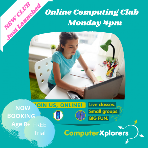 Weekly Online Computing Club - Monday 4pm
