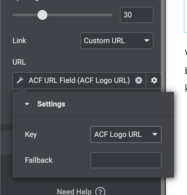 ⛔ 🐞 Bug Report ACF URL Field does not apply actual link to Elementor