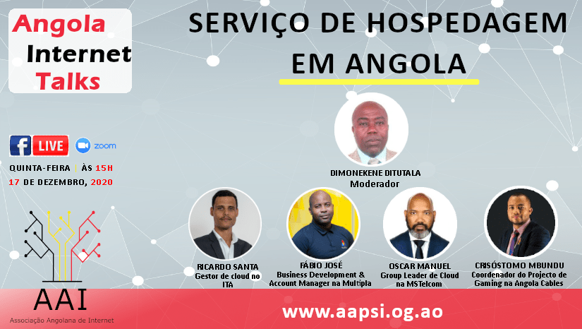 Serviço de Hospedagem em Angola.