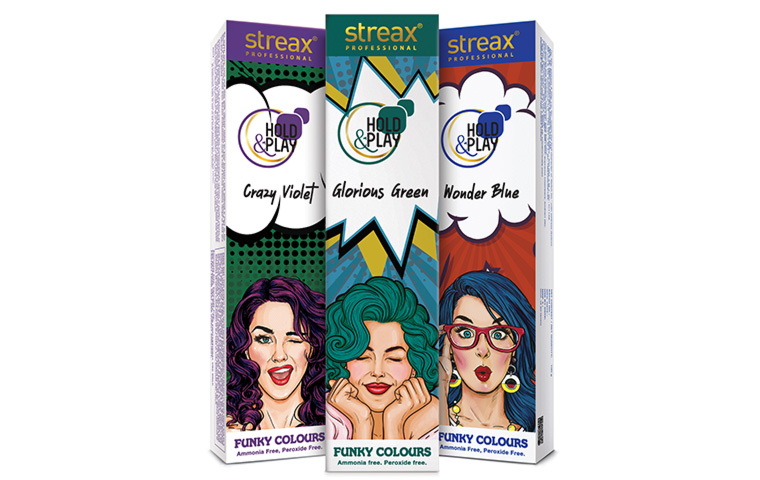 Go fearless with Streak’s new range of hair colours