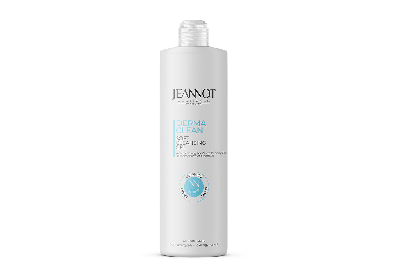 Jeannot Ceuticals gel for uniformed and clear texture