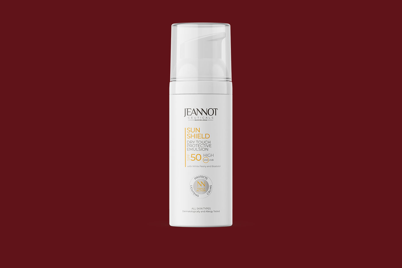 Jeannot Ceuticals protection for sun-induced skin damage