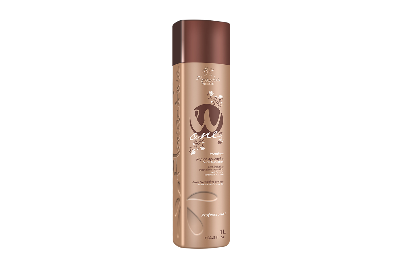 Get straight, shiny hair with W One by Floractive Professional