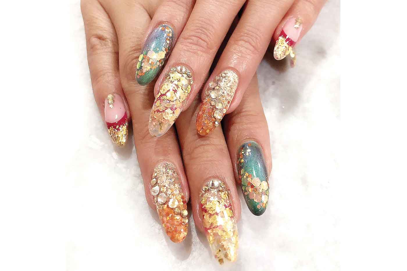 Shine On Your Big Day With Bridal Foil Nail Art -  Fashion Blog