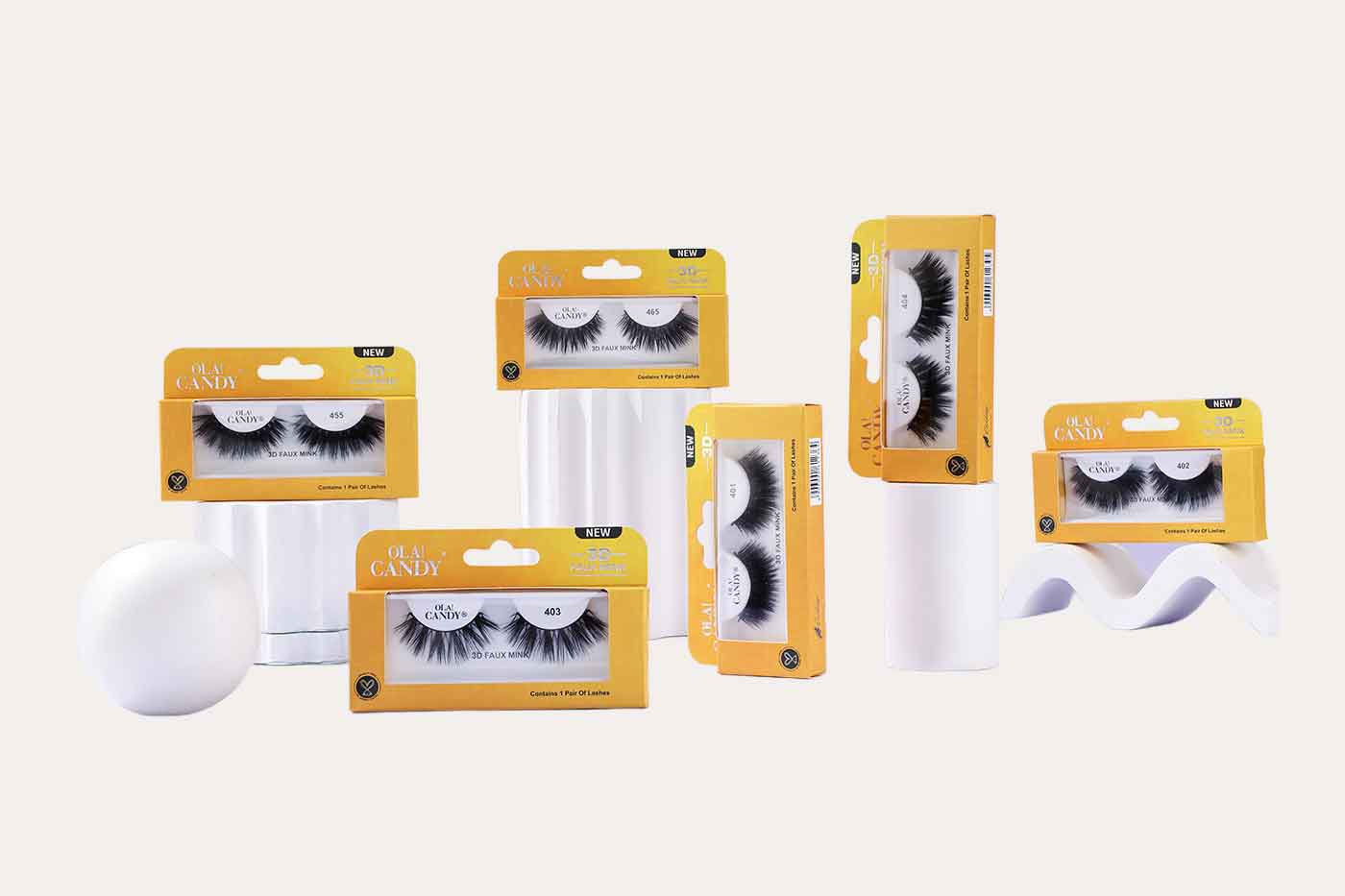 Get Bold and stunning eyes with OLA CANDY’s 3D Faux Mink lashes