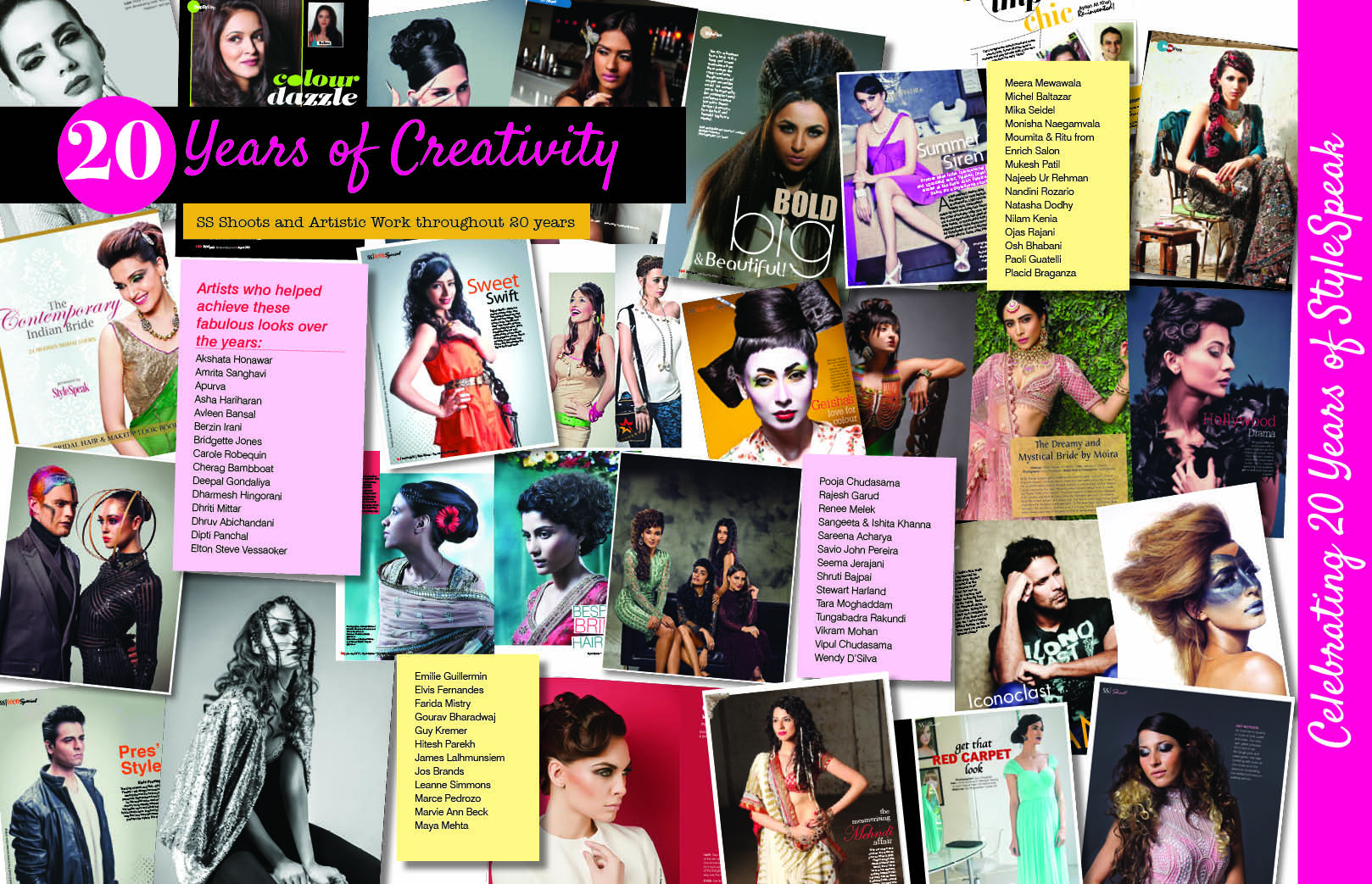 20 years of creativity professional shoots and magazine shoots