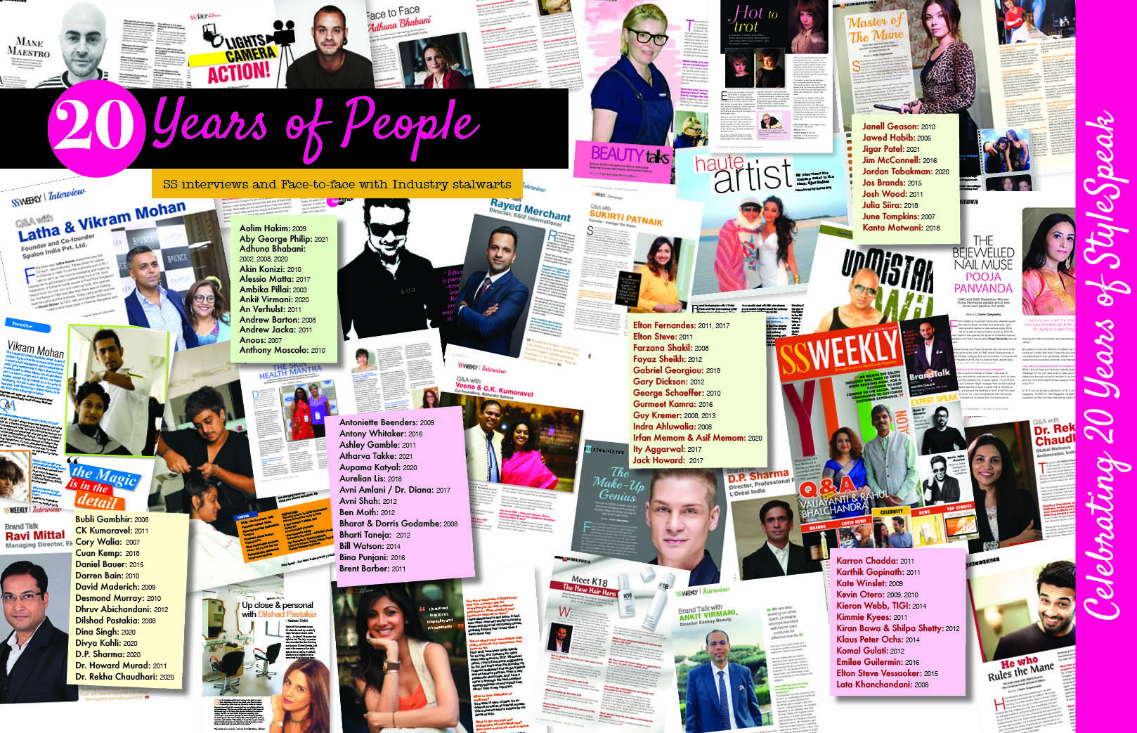 20 years of people of professional beauty industry