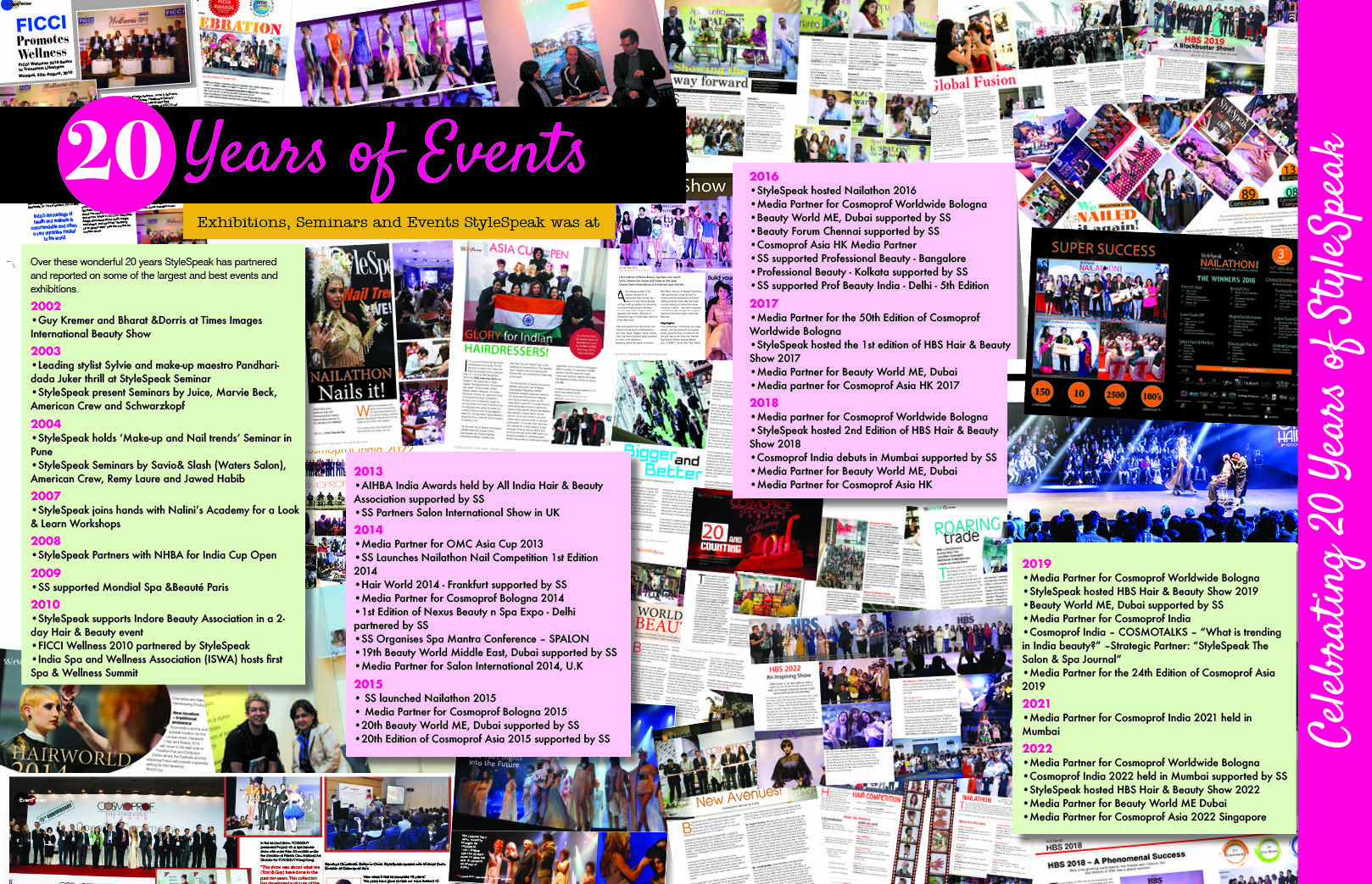 20 years of professional beauty industry events