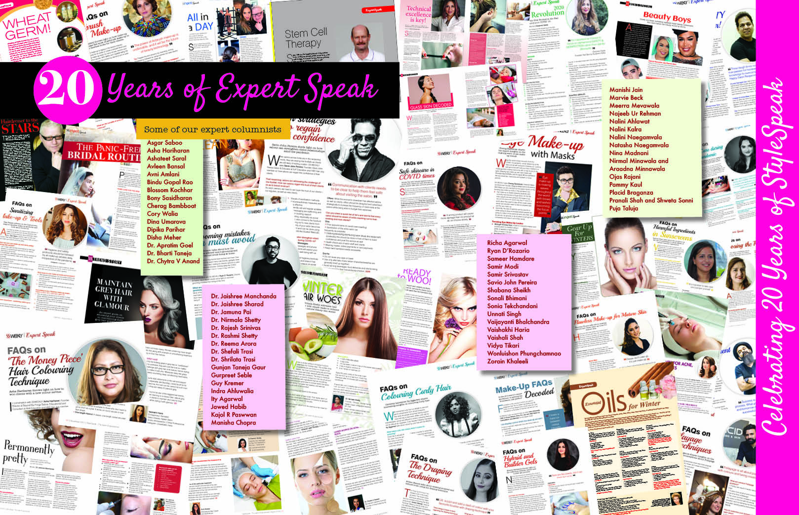 20 years of professional beauty industry experts speaks