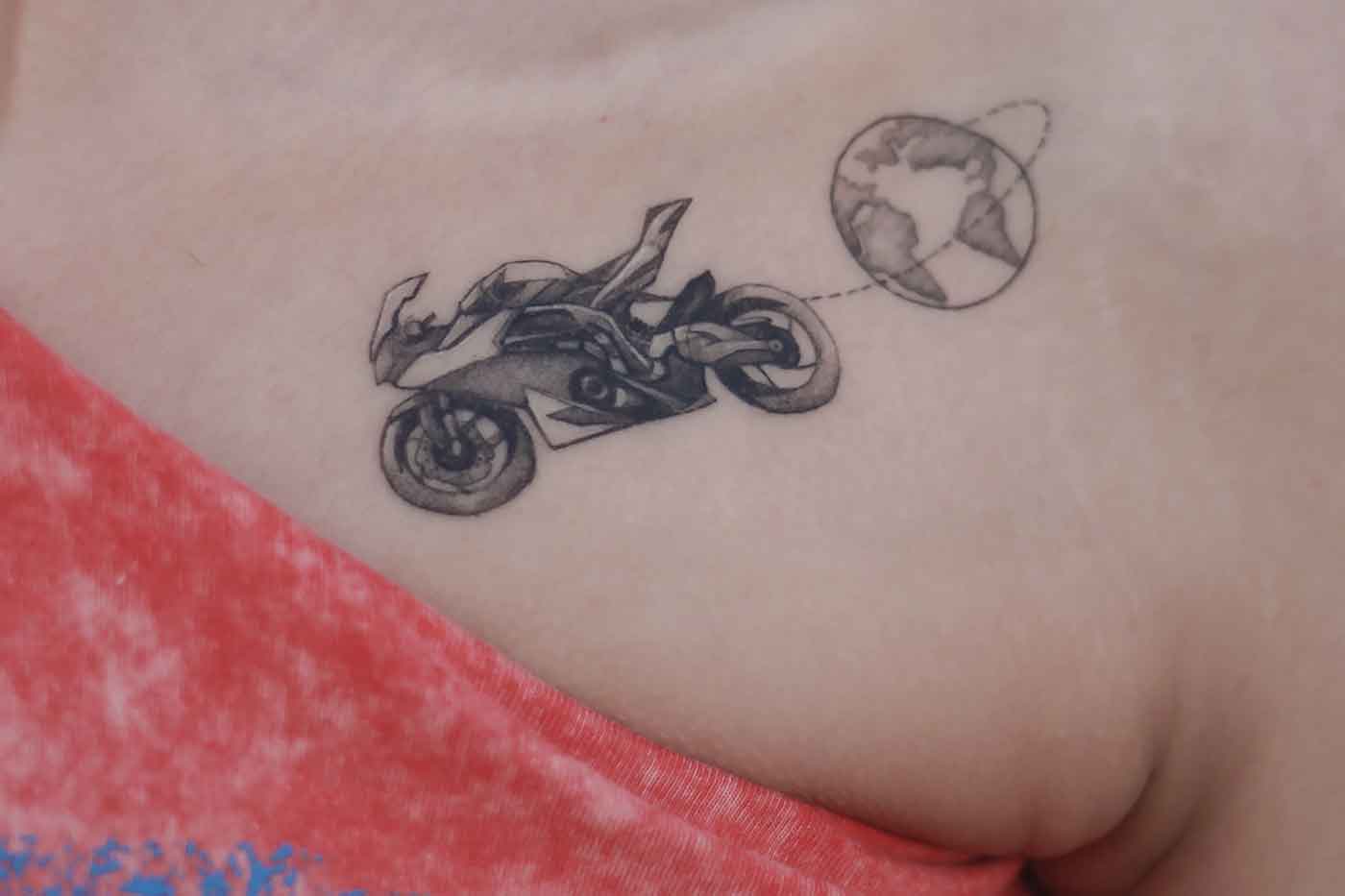 Motorcycle Biker Tattoo Ideas Ghost Riders and More  TatRing