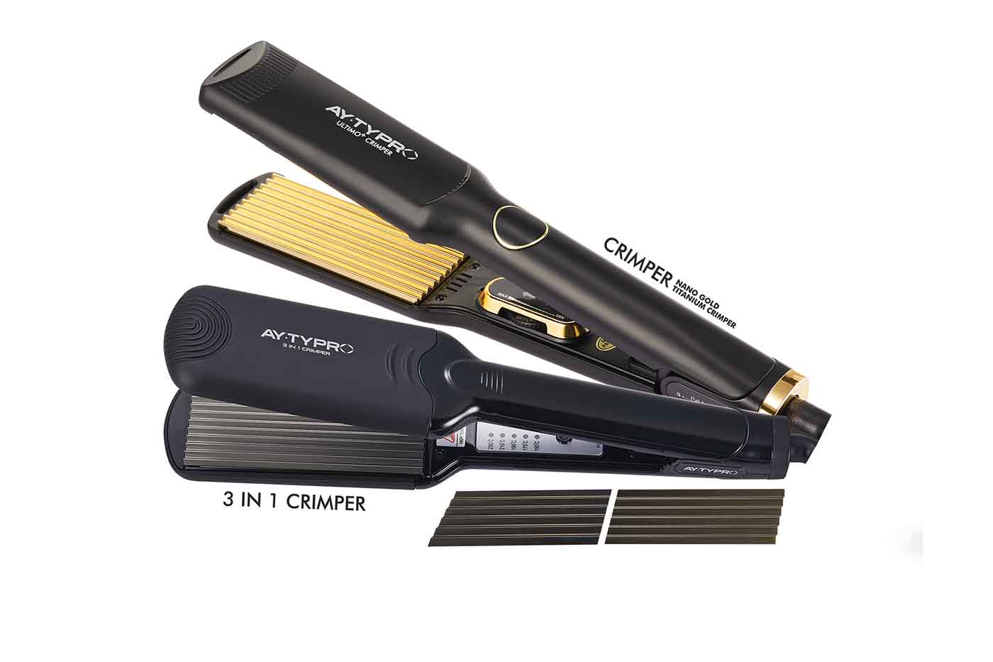 Volume and texture defined with AY TY Pro Crimper