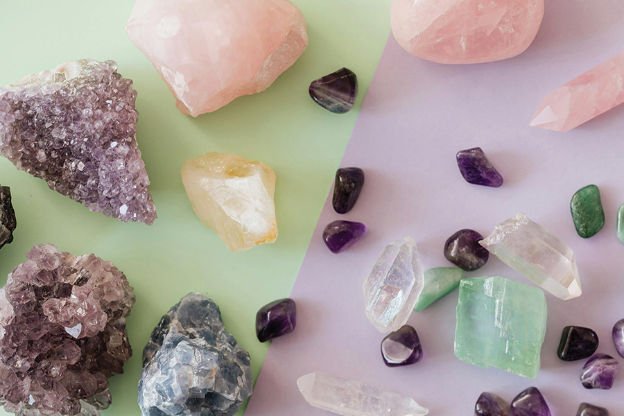 Integrating crystal healing into nail services