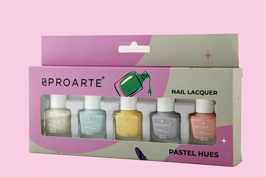 Proarte NS06 Pastel Hues Set of 5 Nail Lacquer