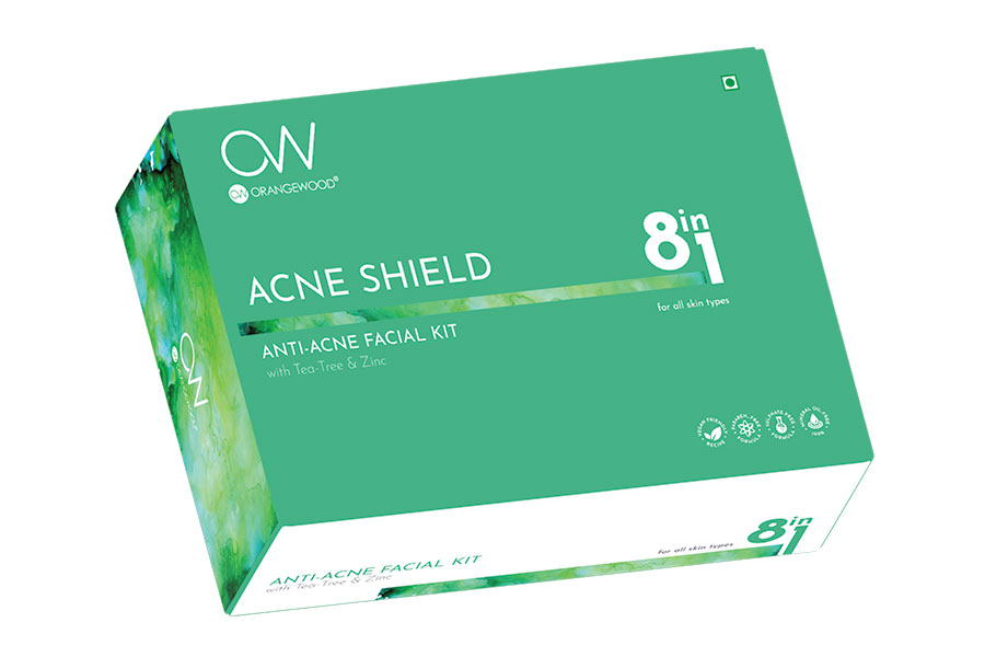 ORANGEWOOD’s 8-in-1 ACNE Sheild - Anti-Acne Facial Kit