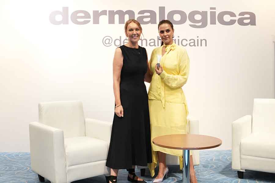 Heather Hickman with Neha Dhupia 