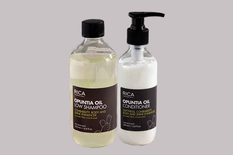 Opuntia Oil Low Shampoo and Conditioner