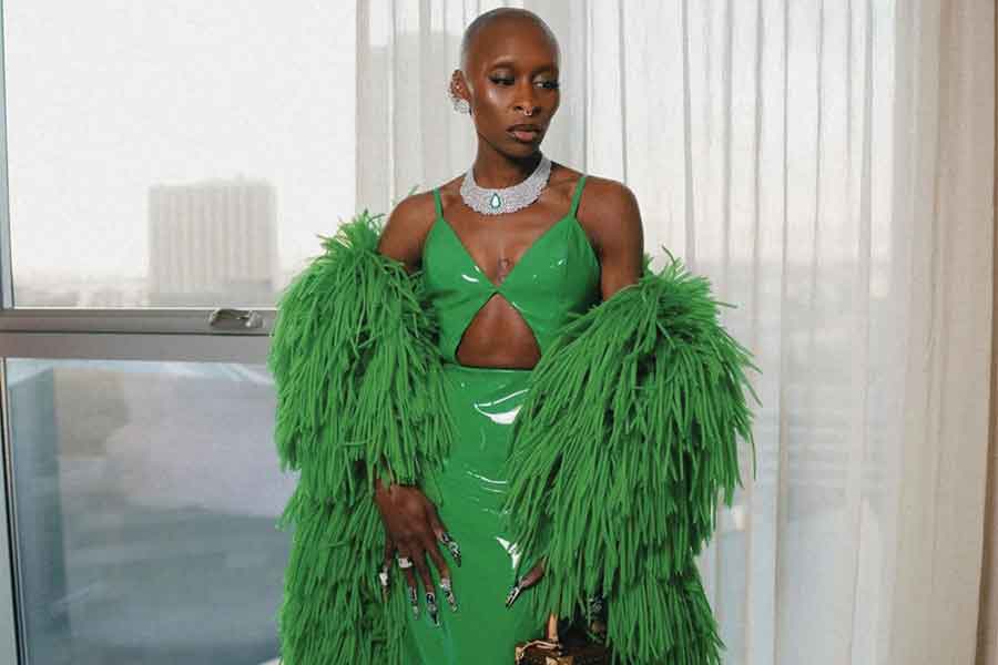 Cynthia Erivo Flaunts Bold Nails at Promotional Events for Wicked