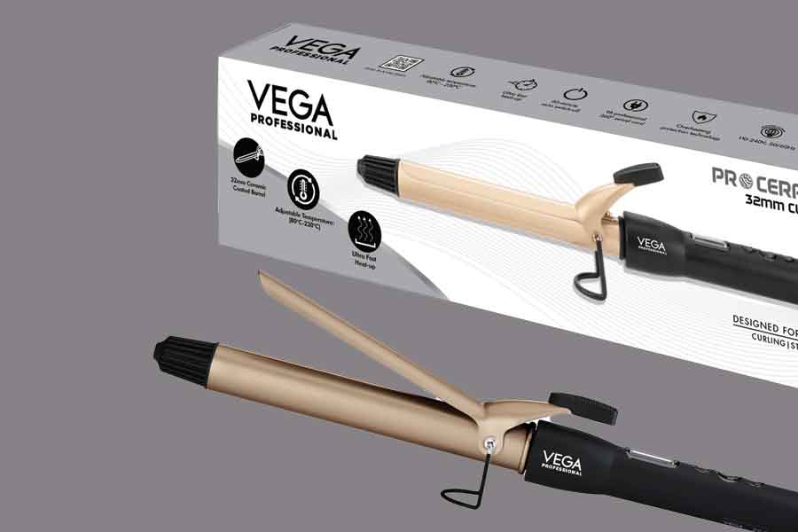 Vega Professional Curling Confidence Curling Tong