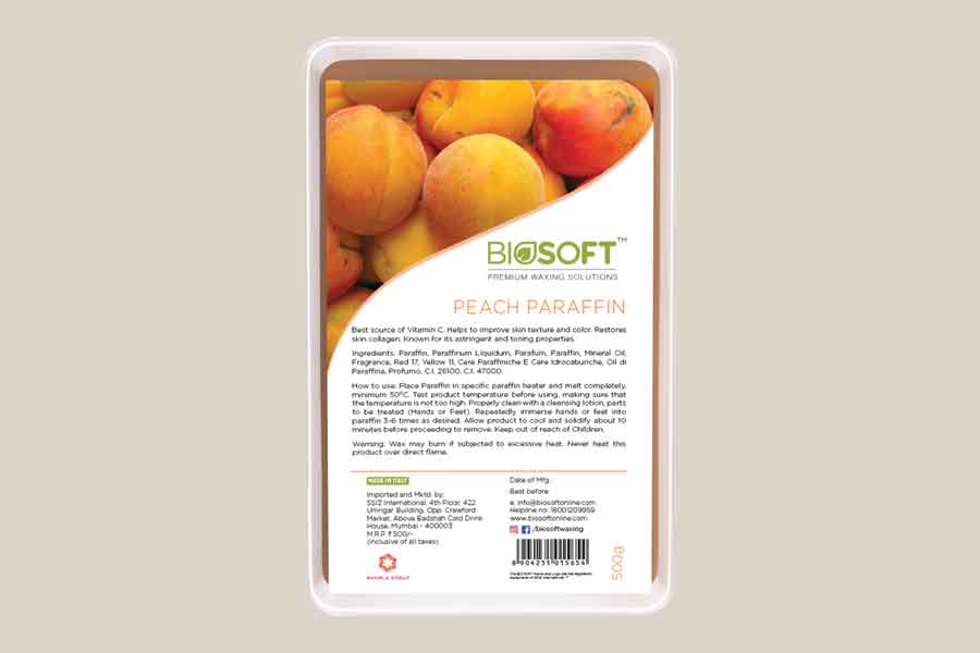 Biosoft Peach Paraffin Wax