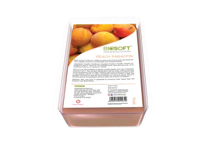 BIOSOFT Peach Paraffin Wax