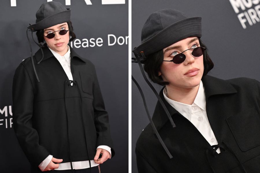 Billie Eilish Looks Cool as Ever at Grammys 2025